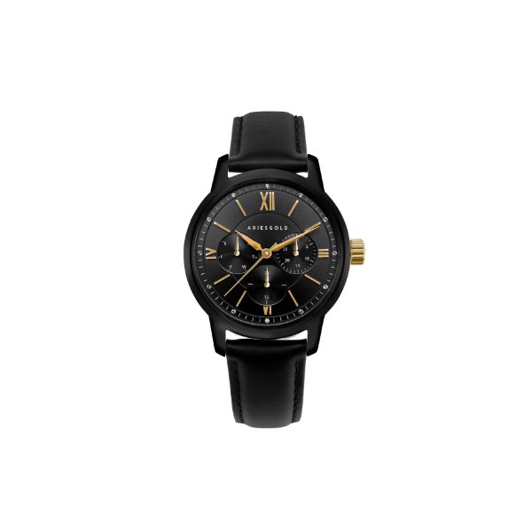 ARIES GOLD URBAN ETERNAL BLACK STAINLESS STEEL L 1028 BK-BK WOMEN'S WATCH